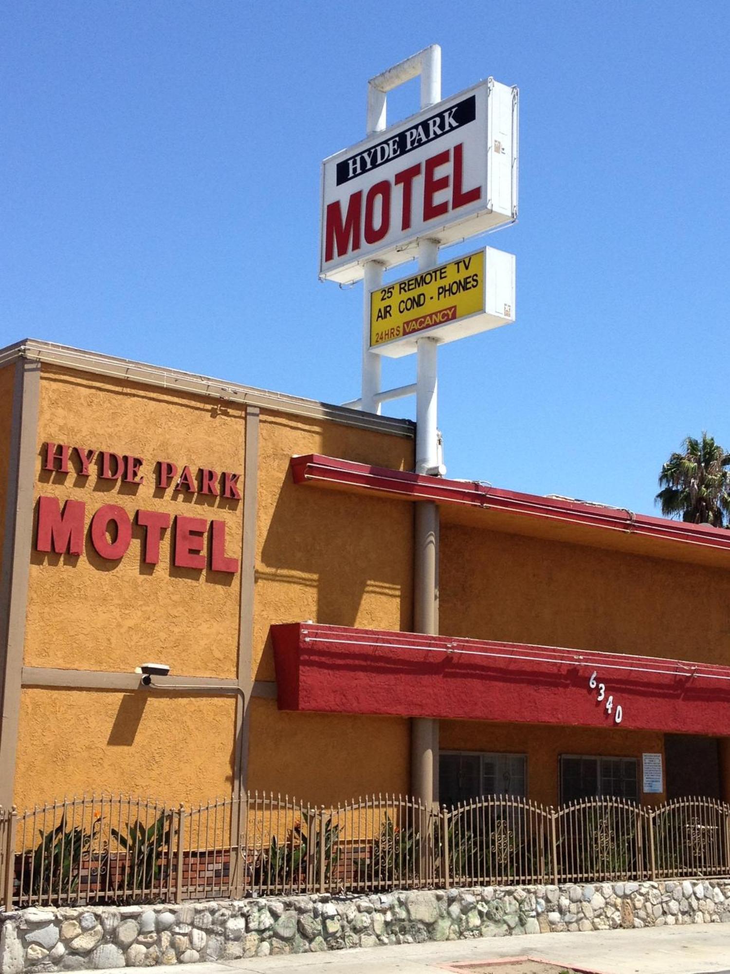 Hyde Park Motel Los Angeles Eksteriør billede